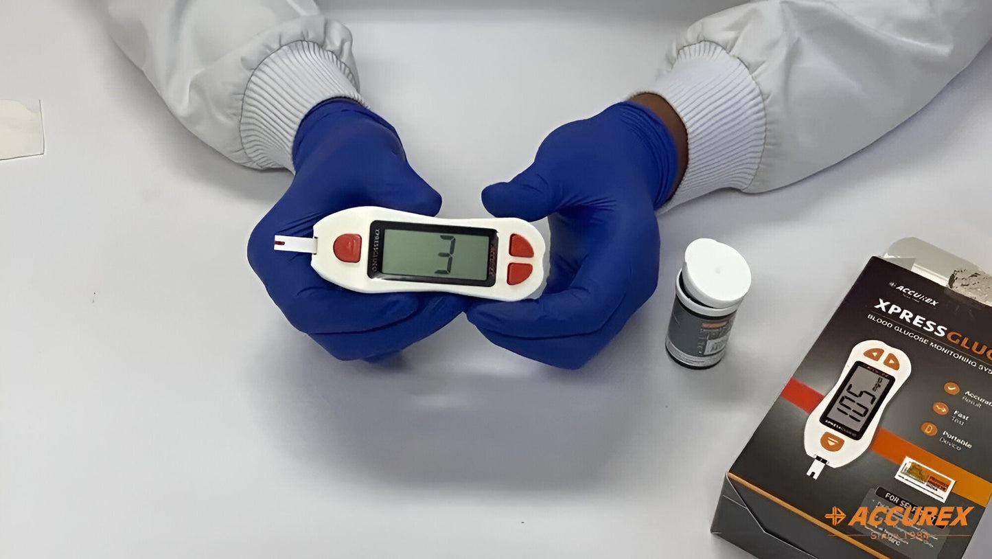 3 x Accurex Xpress Gluco Glucometer Strip - 10 Strips