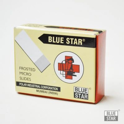 Blue Star Micro Slide Frosted 75mmx25mm 1.25mm 50 Slides