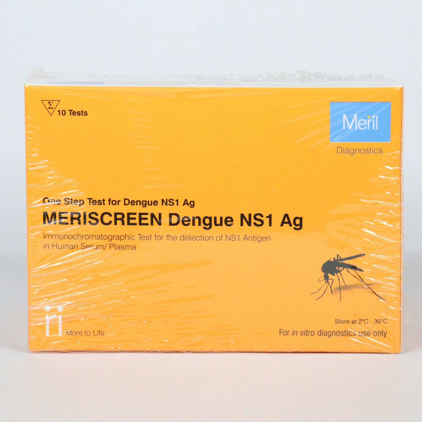 Meril Meriscreen NS1 Dengue Rapid Card - Pack of 10 Tests (RPDDAG-02)