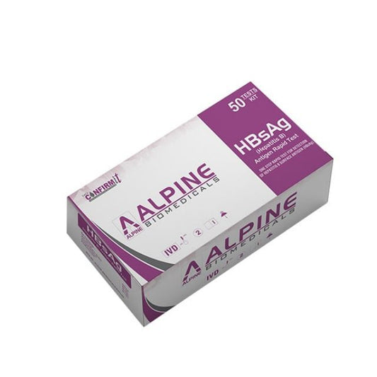 Alpine HBsAG Rapid Card - Pack of 50 Tests