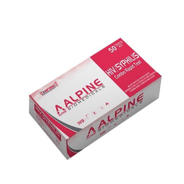 Alpine Syphilis Other rapid Card - Pack of 50 Tests