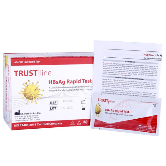 2 x  Athenese HBsAG rapid card - 30 Tests (AR0040C)