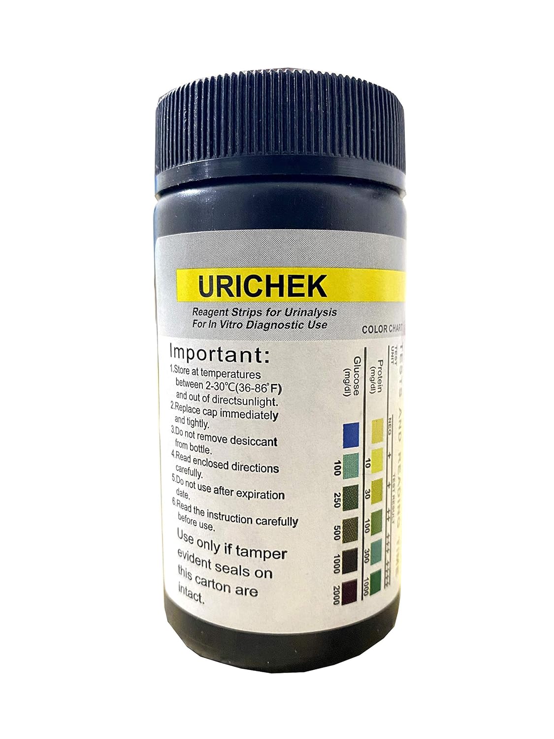 6 x Biogenix Urine Strip - 2 Parameters 100 Test (BIU-001)