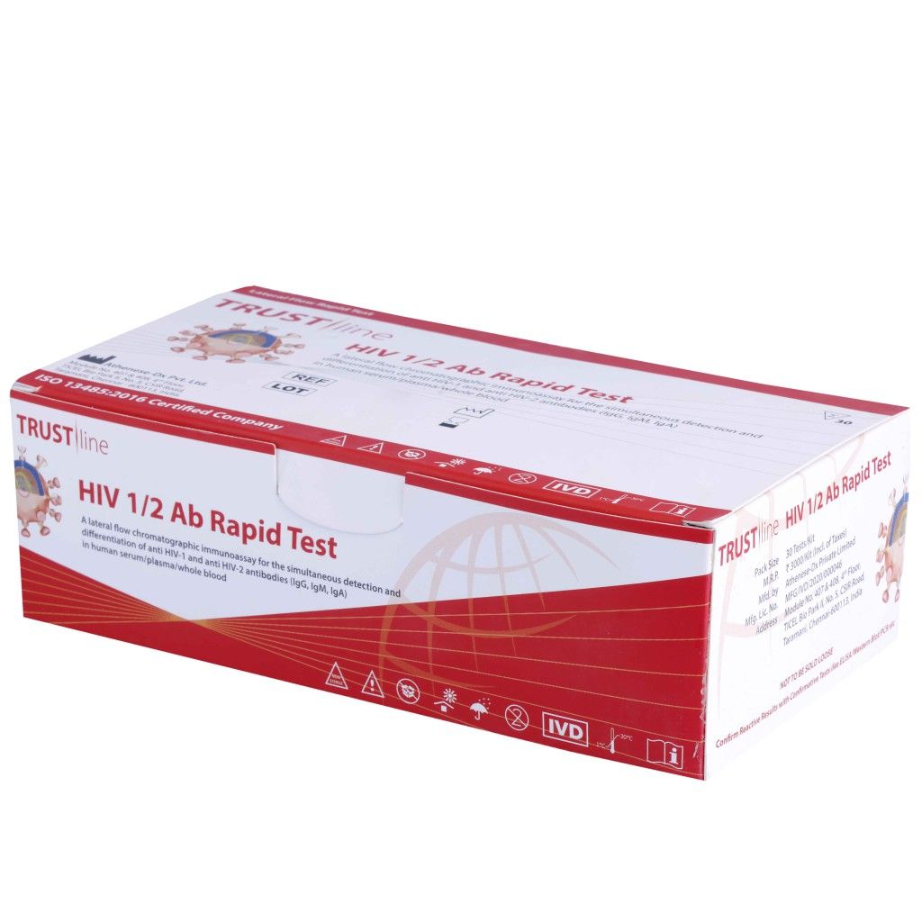 Athenese HIV 1/2 Ab Rapid Card - 30 Tests (AR0011C)