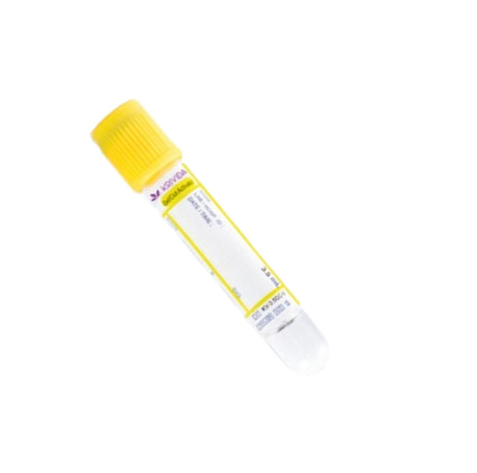 5 x Krivida Gel & Clot Activator Vacuum Blood Collection Tube - 3.5ml Pack of 100 Pieces (KV-3.5GC-V)