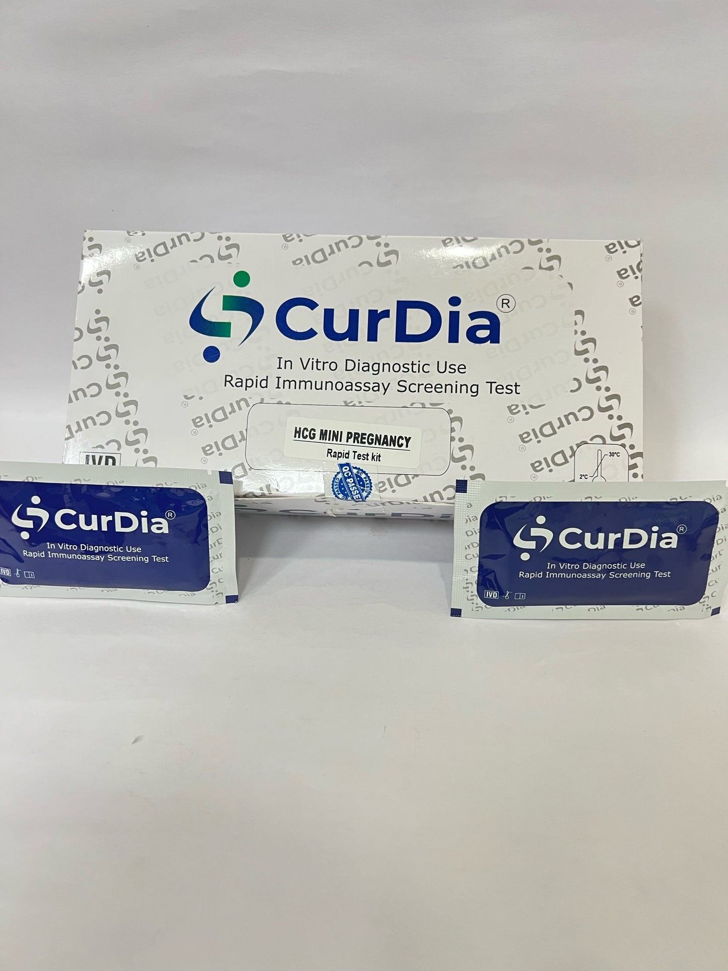 2 x Curdia HCG Pregnancy kit - Mini Pack of 50 Test (CLPLPRE005)