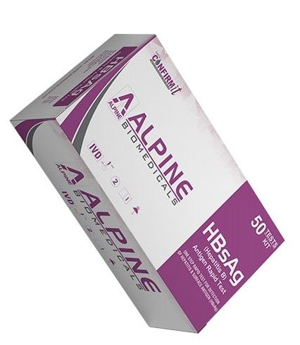 Alpine HBsAG Rapid Card - Pack of 50 Tests