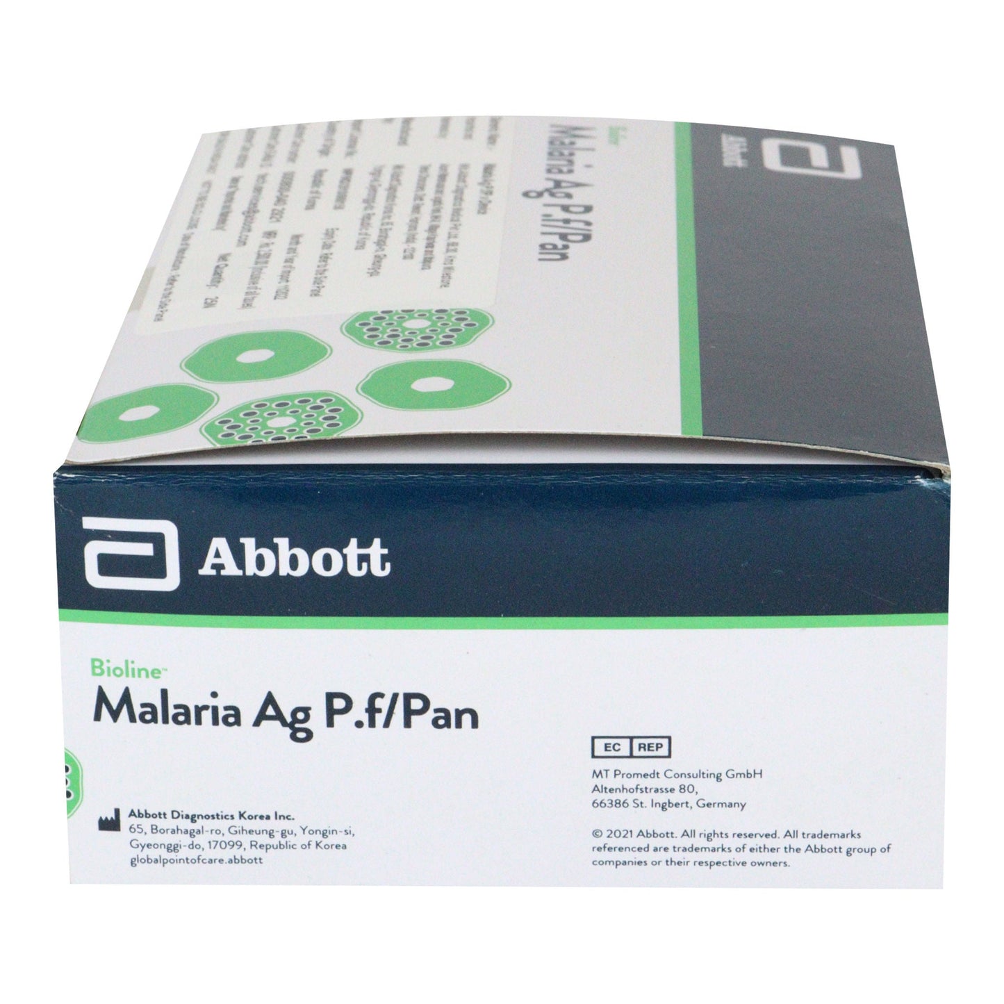 Abbott Mal AG P.F/PAN (D) Global Malaria rapid card - Pack of 25 Test (AF05FK60)