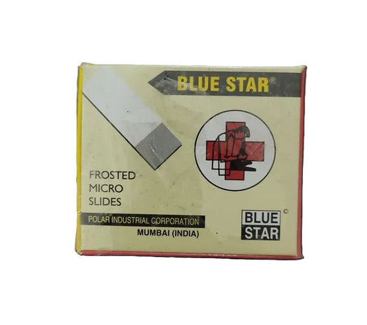 Blue Star Micro Slide Frosted 75mmx25mm 1.10mm 50 Slides