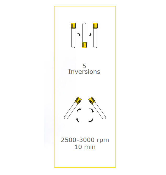 5 x Krivida Gel & Clot Activator Vacuum Blood Collection Tube - 3.5ml Pack of 100 Pieces (KV-3.5GC-V)