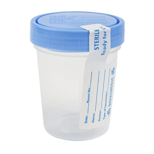 Cruzine Urine Culture Bottle Plastic Non Sterile - 100ml Pack of 50