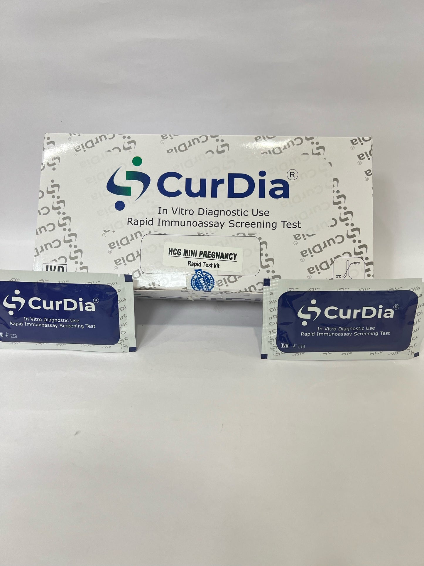 2 x Curdia HCG Pregnancy kit - Mini Pack of 50 Test (CLPLPRE005)
