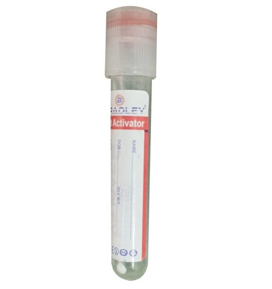Bradley Clot Activator Plain Tube Non Vacuum Blood Collection Tube - 4ml Pack of 100 Pieces (BL-7003)