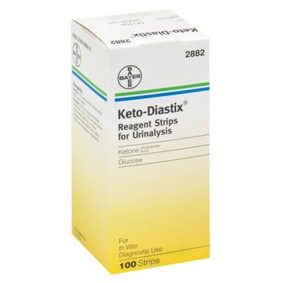 3 x Siemens Glucose+Ketone Urine Strips - Pack of 50 Strips