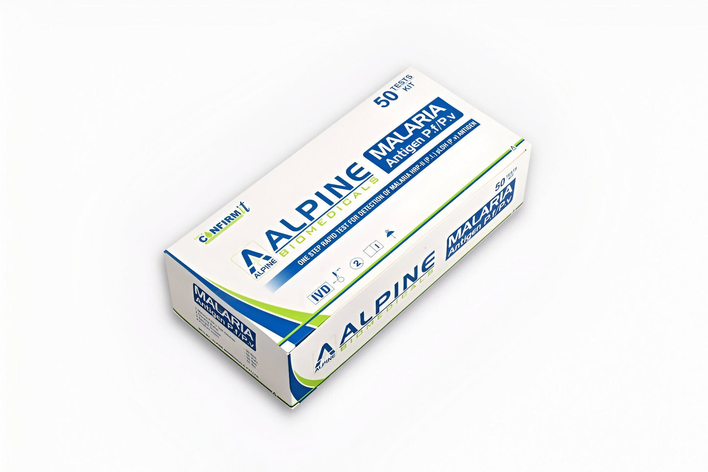Alpine Pf/Pv Malaria Rapid Card - Pack of 50 Tests