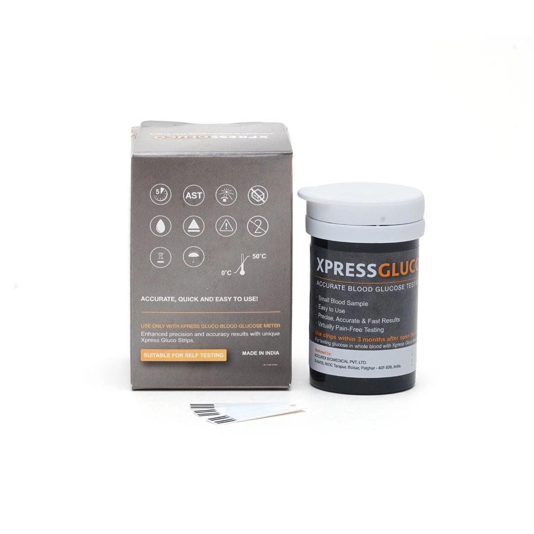 3 x Accurex Xpress Gluco Glucometer Strip - 10 Strips