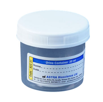 Astra Urine Container Non Sterile - 30ml Pack of 100 Pieces (AUC-01)