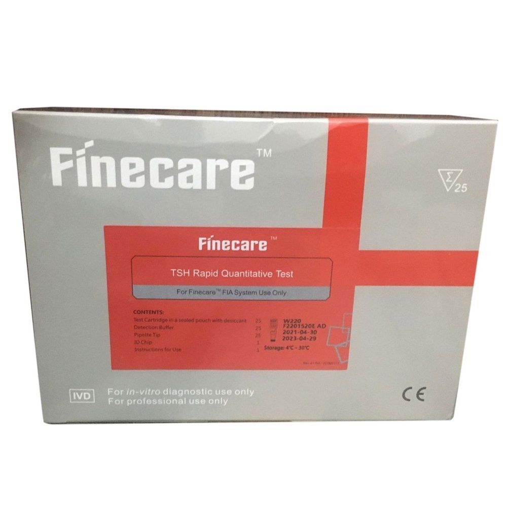 Finecare TSH Rapid Quantitative Test - Pack of 25 Tests (W220)