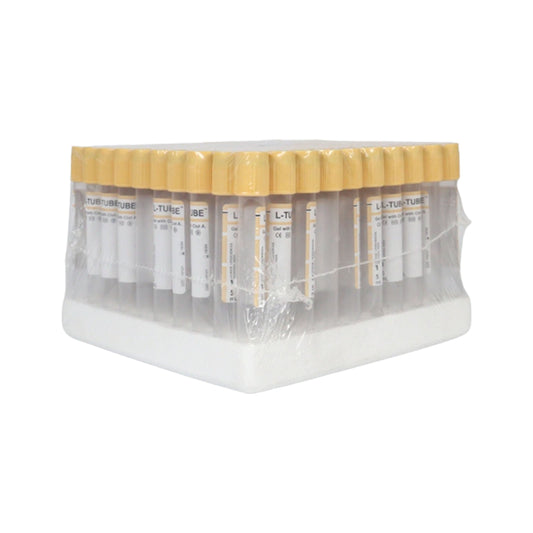 Levram Gel with Clot Activator Vacuum Blood Collection Tube - 5ml Pack of 100