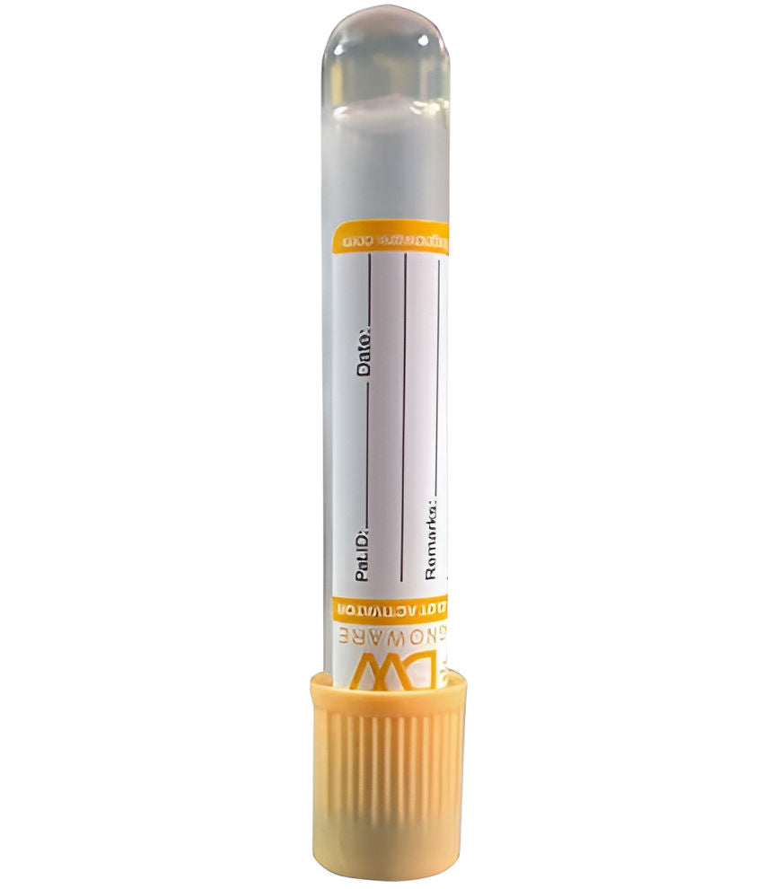Marcela Gel Clot Activator Blood Collection Tube - 4ml Pack of 100 Tubes