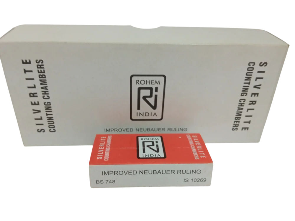 Rohem Silverline Neubauer Counting Chamber - Pack of 1 Piece