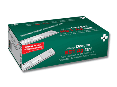 J.Mitra Advantage Ns1 Ag Dengue Rapid Card - Pack of 25 Tests (IR041025)