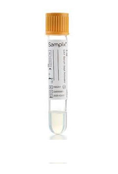10 x  Greiner Samplix Serum Clot Activator With Gel 4ml Dark Yellow Cap Pull Type 554201 Box of 100 Tubes