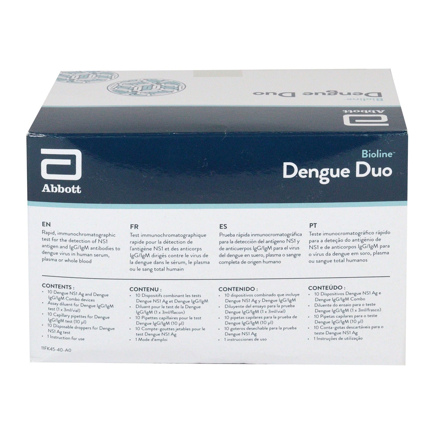 Abbott Dengue Duo (D) Alere Medical Rapid Card - Pack of 10 Test (AF11FK45AMP)