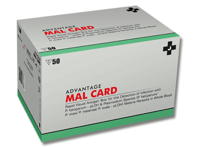 J Mitra Advantage Mal Card Test Kit Pack of 50 Tests