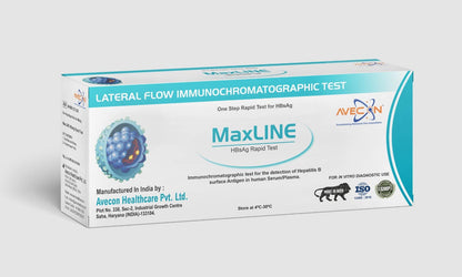 Avecon Maxline Hbsag Rapid Card - Pack of 50 Tests