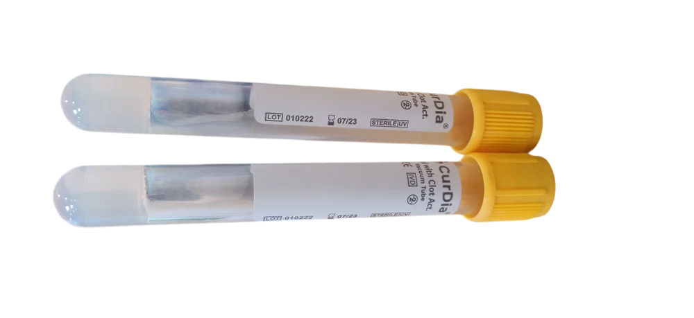 Curdia SST Gel Blood Collection Tube - 5ml Pack of 100 Pieces
