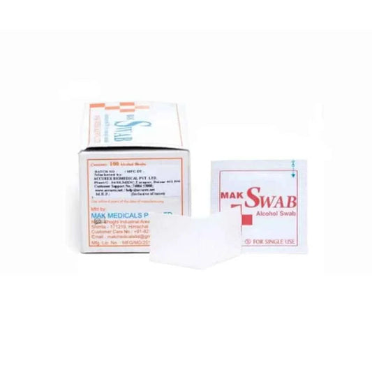 5 x  Accurex Alcohol Swabs - Pack of 100